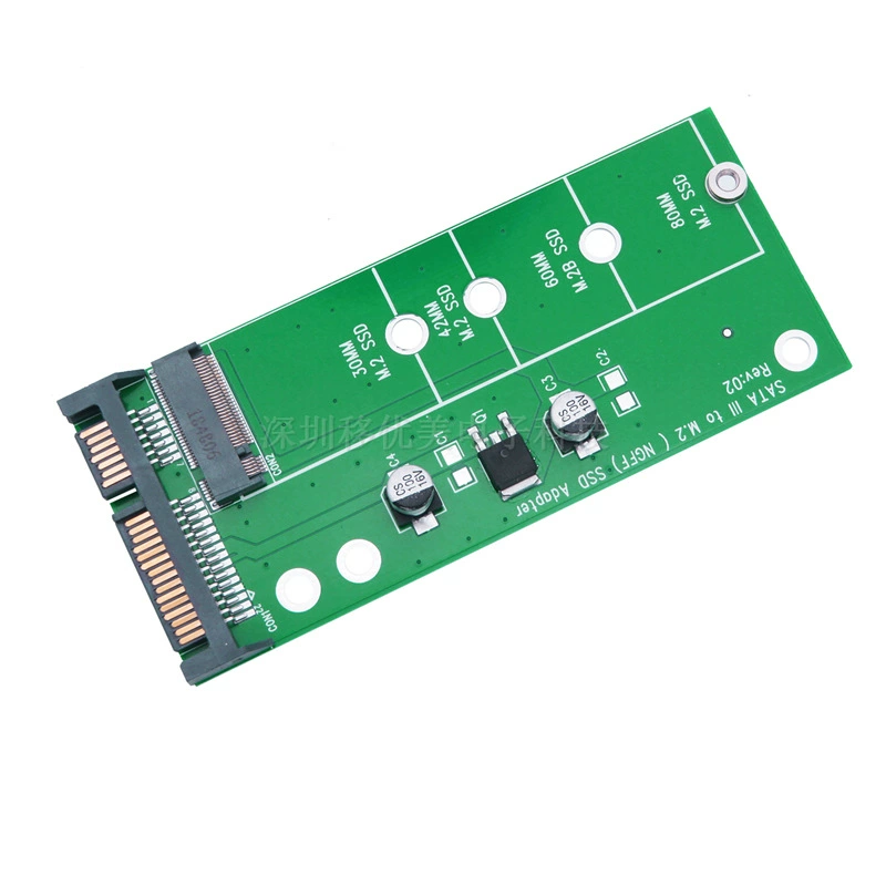 M.2 NGFF to SATA computer hard disk SSD solid -state hard drive 2280 2242 adaptation conversion card