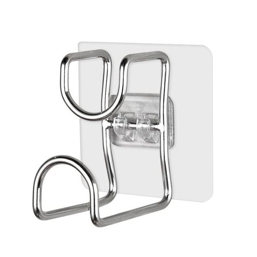 Kaiwang bathroom stainless steel washbasin hook bathroom traceless nail-free sticky hook wall suction cup hanging washbasin rack with magnet