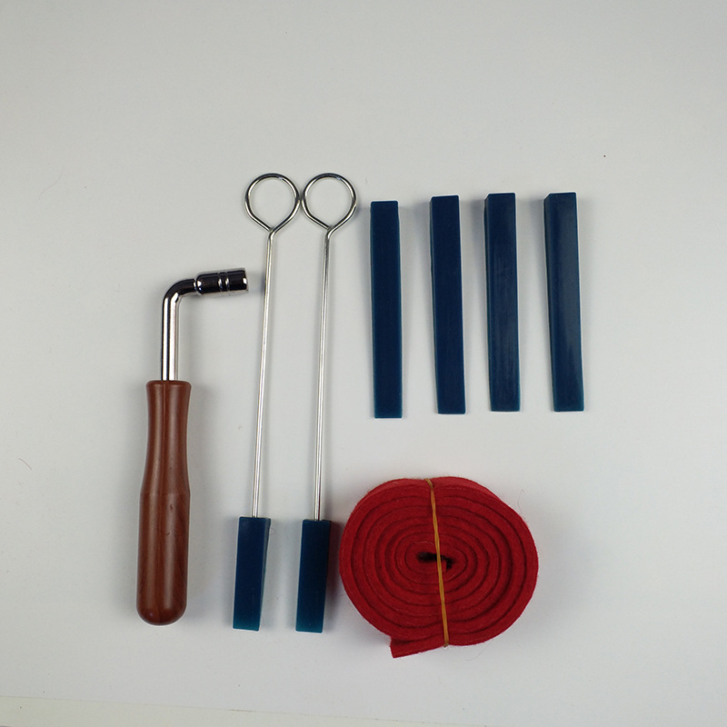 Llave de herramienta de afinación de piano simple Juego de 6 piezas afinación de piano accesorios de instrumentos musicales transfronterizos al por mayor Llave de afinación Xuyi