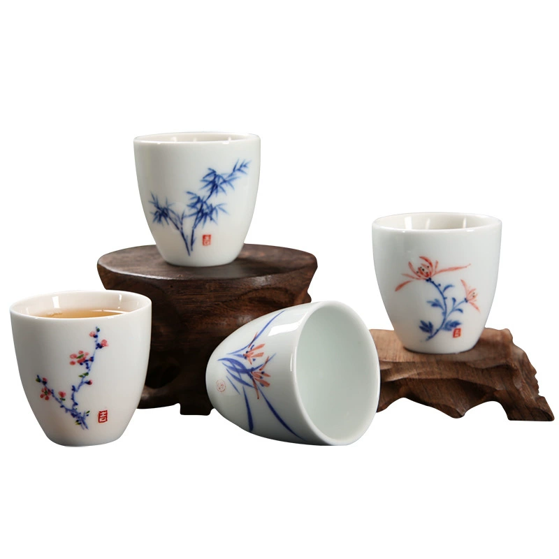 Ceramic tea set, tea cup, hand painting, wholesale