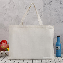 现货批发帆布手提袋直销12安帆布购物袋现货纯棉布diy单肩收纳袋