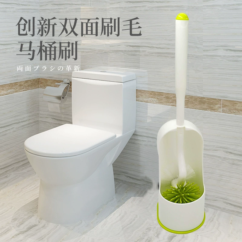 Силиконовая щетка для унитаза TPR костюм для Чистки унитаза креативная Двусторонняя щетина без мертвого угла Щетка Для Чистки унитаза