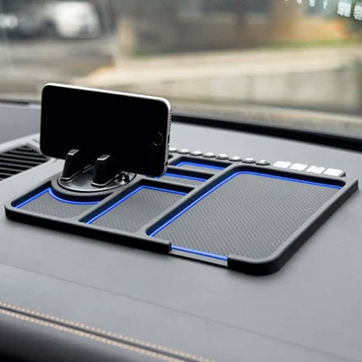 Anti-slip mat mobile phone navigation bracket - blue-b-product