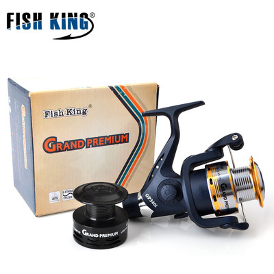 FISH KING All metal Fishing vessel Sea pole Fish line Wheel Spinning Wheel Sea pole wheel Rockies pole Stem fishing gear