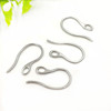 Supply stainless steel ear hook 1mm illegal ear hook Electric gold DIY ear hook