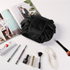 Cosmetic bag for traveling, handheld organizer bag, storage system, South Korea, drawstring