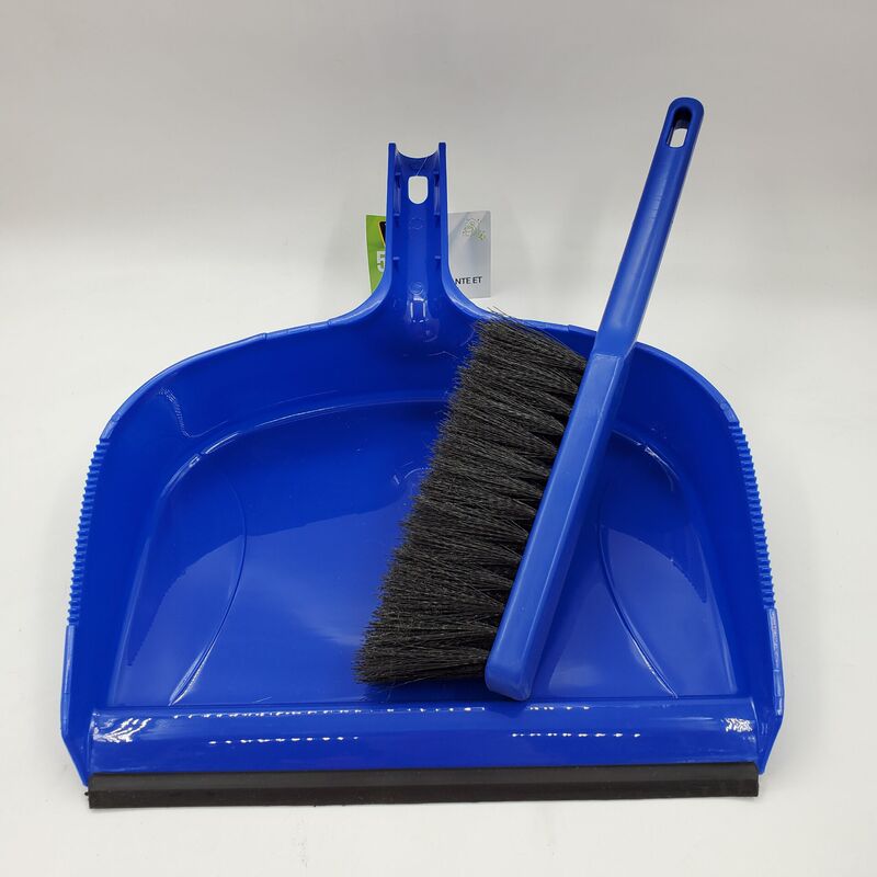 Supply of Plastic Garden Dustpan with Brush, Beech Wood Palm Fiber Brush Set 850, Cleaning Long-Handled Palm Fiber Brush Head