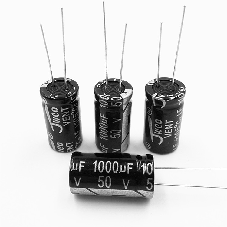 jwco金维诚 105℃环保标准品50V1000体积13*25mm电解电容生产厂家