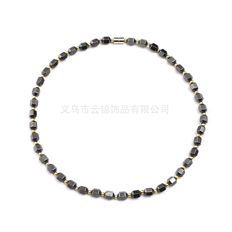 Collar con imán negro, collar popular en Europa y América, collar con imán de AliExpress Wish, suministro directo de primera mano image 6