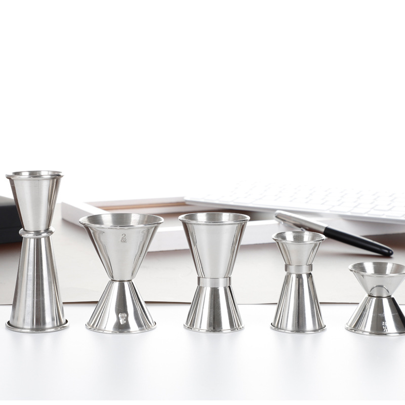 Double-sided measuring cup stainless steel