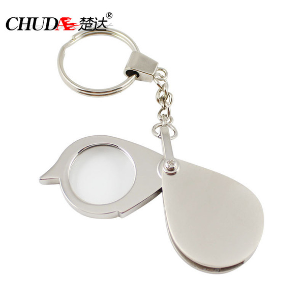 Handheld full metal folding keychain with key