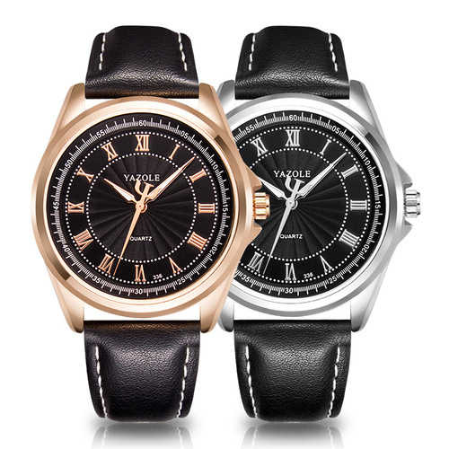 YAZOLE336 business men's watch quartz watch men's watch leather luminous fashion manufacturer watch men's watch wholesale