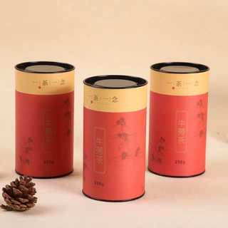 加工定制食品花茶纸罐包装 牛皮纸管通用圆形茶叶纸筒纸罐印刷