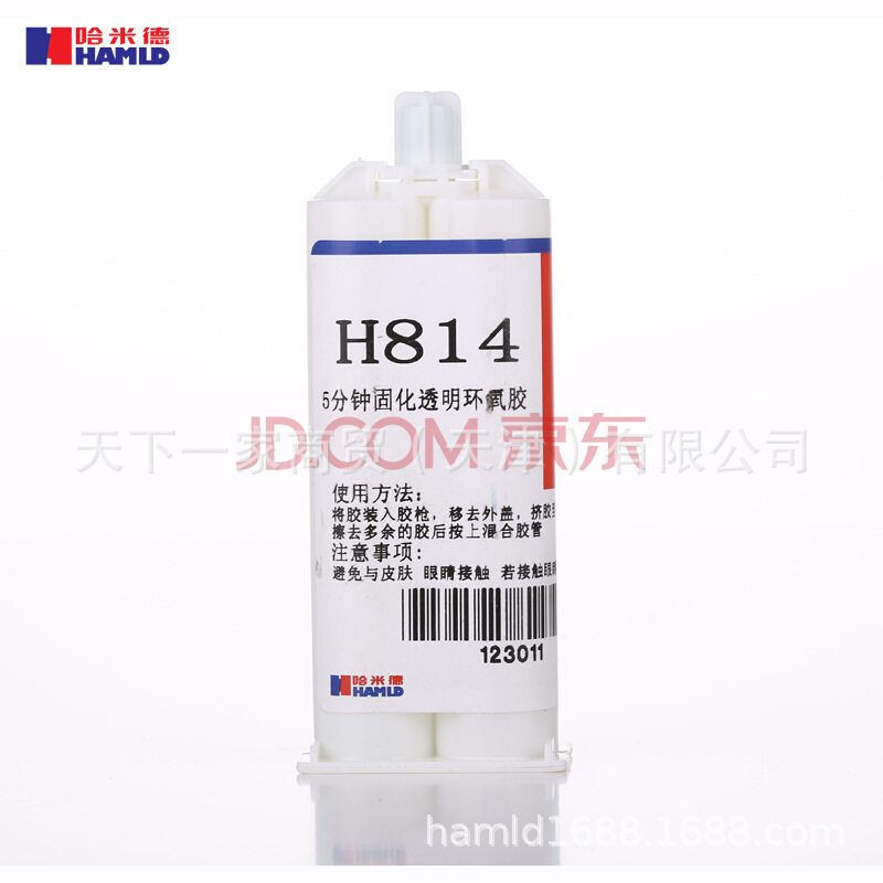 哈米德AB胶环氧树脂H814五分钟固化透明环氧胶粘金属陶瓷塑50ml