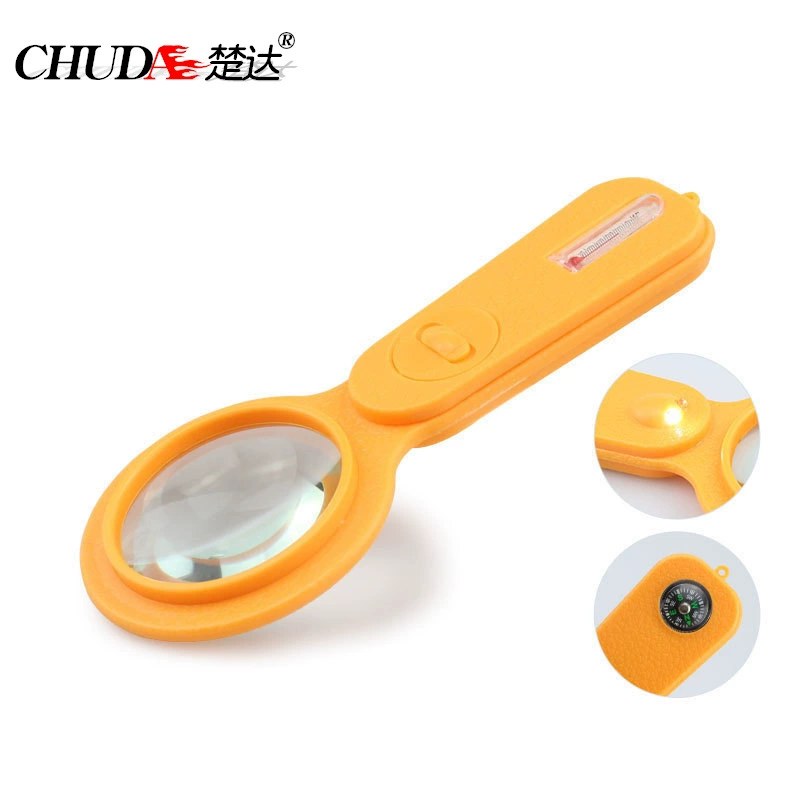 Chuda New Vision с компасом, термометром со светодиодной подсветкой, проверка банкнот, археологическая уличная многофункциональная Лупа S5-1