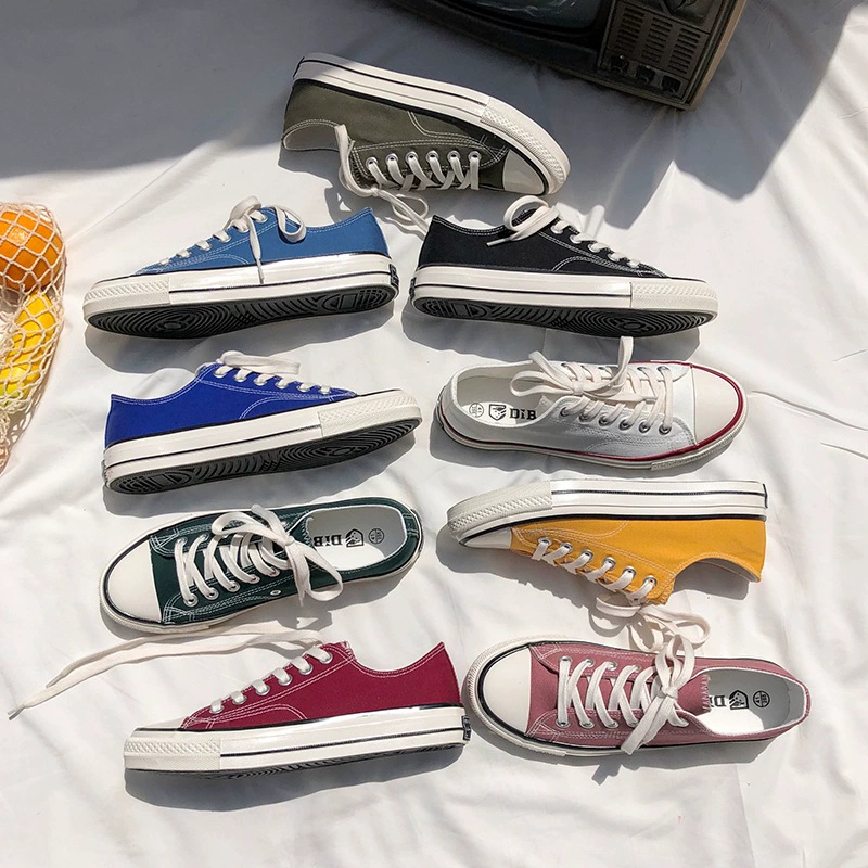 Новая южнокорейская уличная стрельба, Классическая универсальная обувь для доски, ретро-Реплика 1970-х годов, Тканевая обувь, парусиновая обувь для женщин 1001