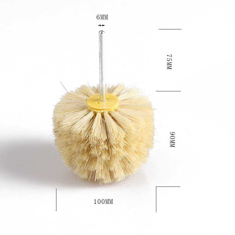 Las ventas mensuales de productos transfronterizos de Wenbo son más de 10,000 Qingguang encerado y pulido de lana de caballo sisal de cerdo cabeza de flor ovalada de nailon