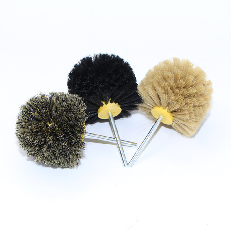 Las ventas mensuales de productos transfronterizos de Wenbo son más de 10,000 Qingguang encerado y pulido de lana de caballo sisal de cerdo cabeza de flor ovalada de nailon