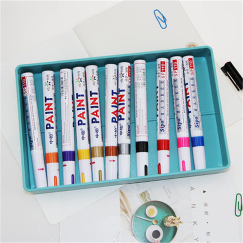 Zhongbai paint pen SP110 thick 3.0mm marker pen non-fading waterproof industrial white touch-up car black gold