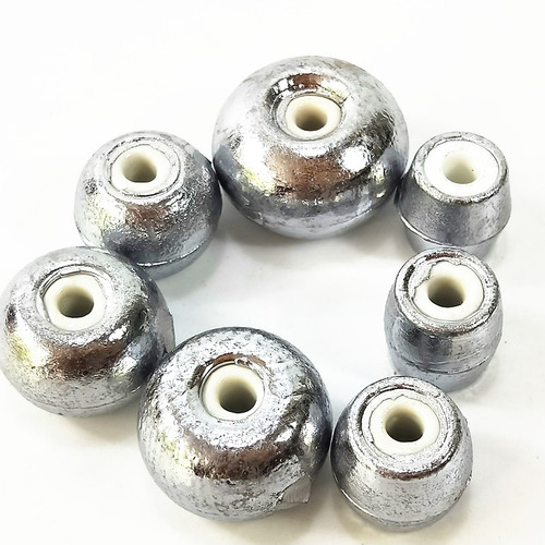 Water drop sinker, drop-shaped sinker with bad sinker, through sinker, sea rod sinker, casting rod sinker, fishing sinker, long-range sinker