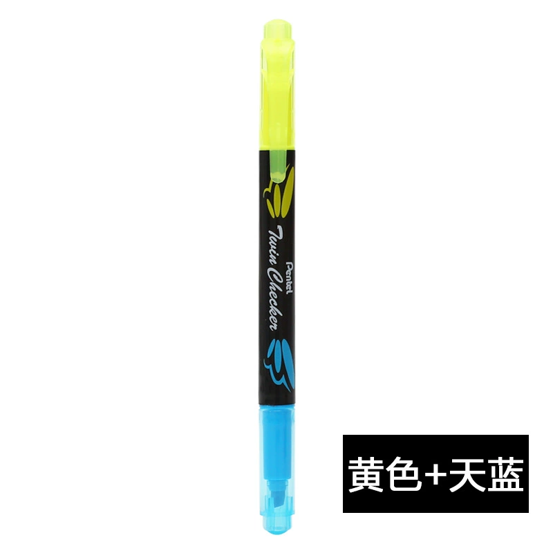 Pentel SXS15 SLW8 двухголовиковая двухцветная маркер-ручка в Японии