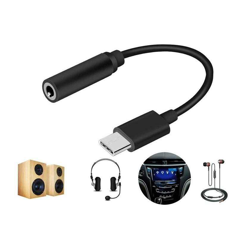 Переходник Type-C к 3.5 для цифрового аудио, проводка, совместимо с iPad Pro, Huawei, Google Headset Rotor