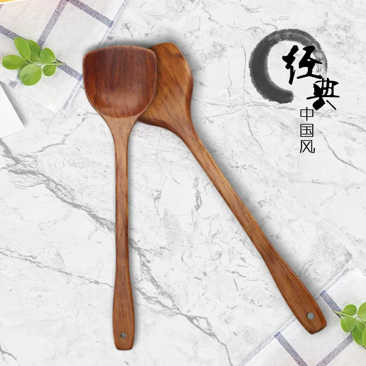 柯木木铲 家居厨房木质餐具不粘锅木铲厨具供应批发