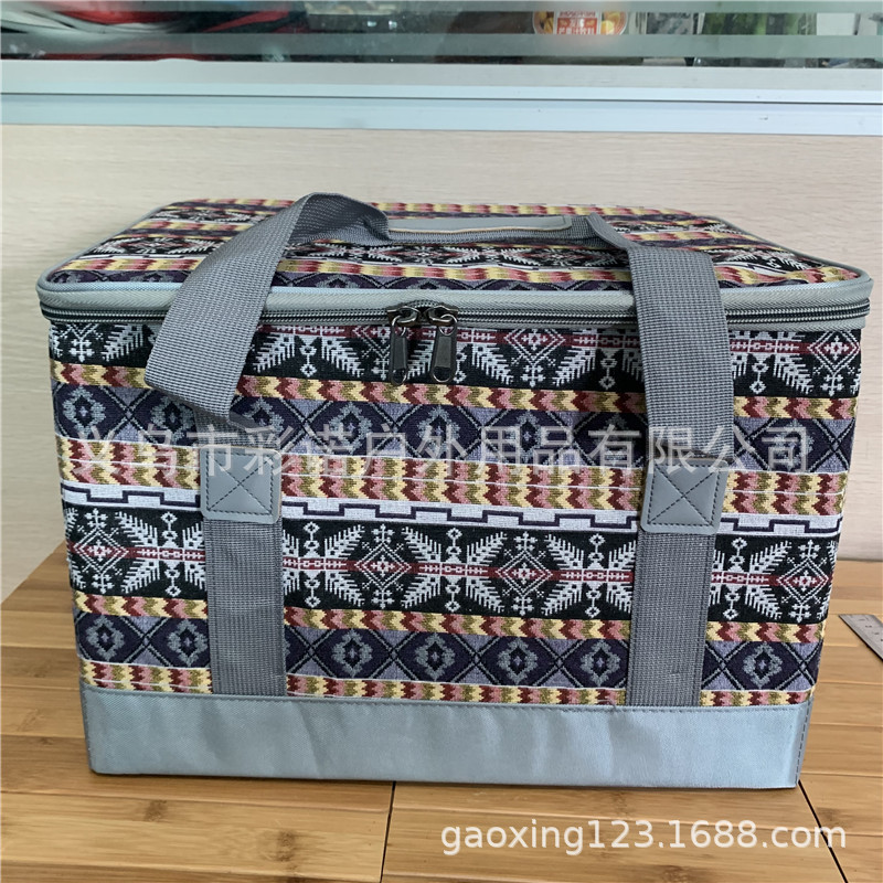 블랙 메이플 리프 원사-염색 직물