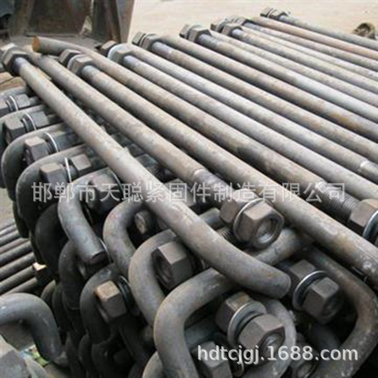 天聪厂家直销地脚螺栓 7字地脚Q235 Q345 多种规格质量保证