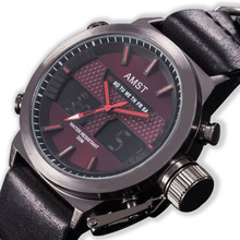 AMST艾美时特速卖通外贸爆款电子石英手表时尚商务简约休闲男表