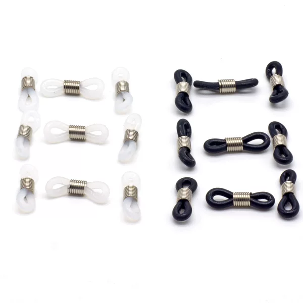 Wire ring silicone buckle non-fading glasses chain glasses rope accessories silicone buckle glasses DIY beaded buckle