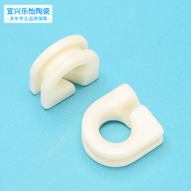氧化铝陶瓷纺织陶瓷9599陶瓷配件 精密氧化铝陶瓷座