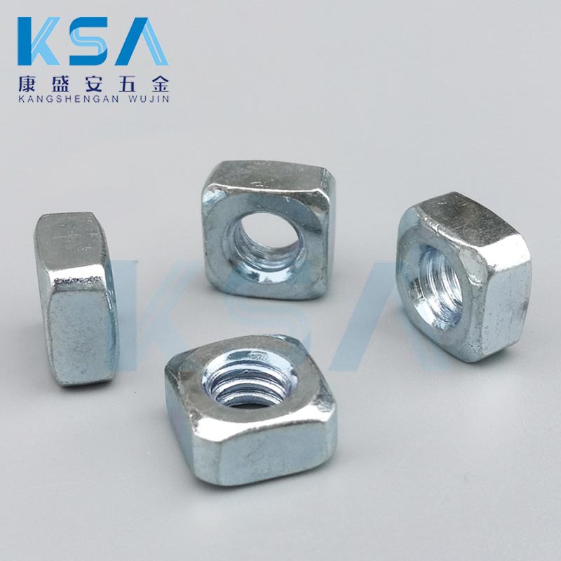 供应美制镀锌四方螺母1/4－20 方型螺帽  四方螺母 四方螺帽
