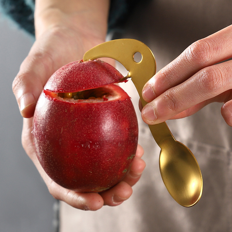 304 stainless steel multifunctional passion fruit opener creative fruit splitter ball digger spoon gadgets 304 stainless steel multifunctional passion fruit opener creative fruit splitter ball digger spoon gadgets