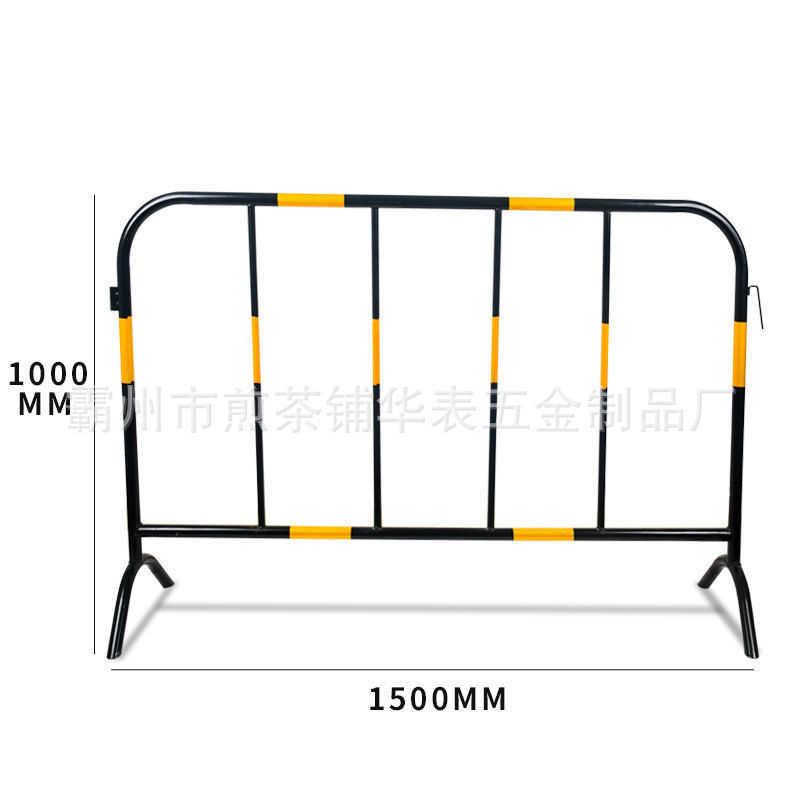 供应移动铁马护栏 临时护栏厂家直销工程施工黄黑铁马护栏