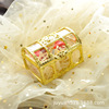 European -style wedding supplies Personalized Creative Sugar Box Retro Treasure Box DIY Storage Box Hitter Sugar Box Switter