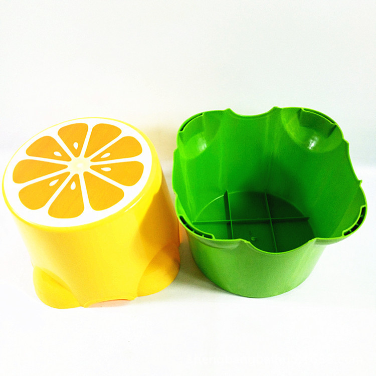 Household plastic stool cartoon fruit plastic stool anti -slip and…