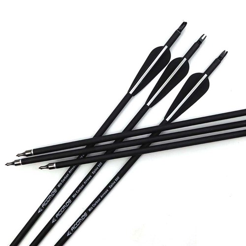 Bow and arrow mixed carbon arrow 7.8 black and white feather mixed carbon arrow cool black mixed carbon archery equipment