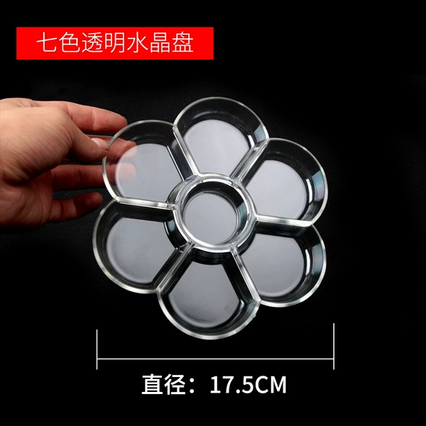Seven -hole transparent crystal