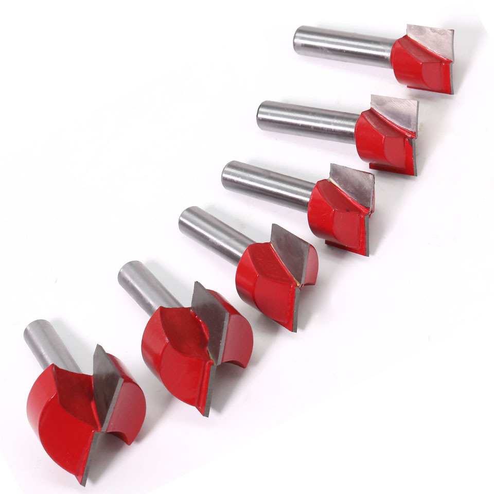 Fresa para trabajar la madera 8mm inferior cuchillo de limpieza inferior de fresado mesa de borde invertido fresado inferior cuchillo recorte máquina herramienta cabeza