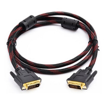 红黑网1.5米DVI线24+1投影仪数字电视 电脑液晶显示器高清数据线