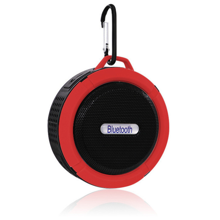 Suministro de puesto de comercio exterior tarjeta portátil inalámbrica Bluetooth audio C6 regalo baño impermeable gran ventosa Altavoz Bluetooth