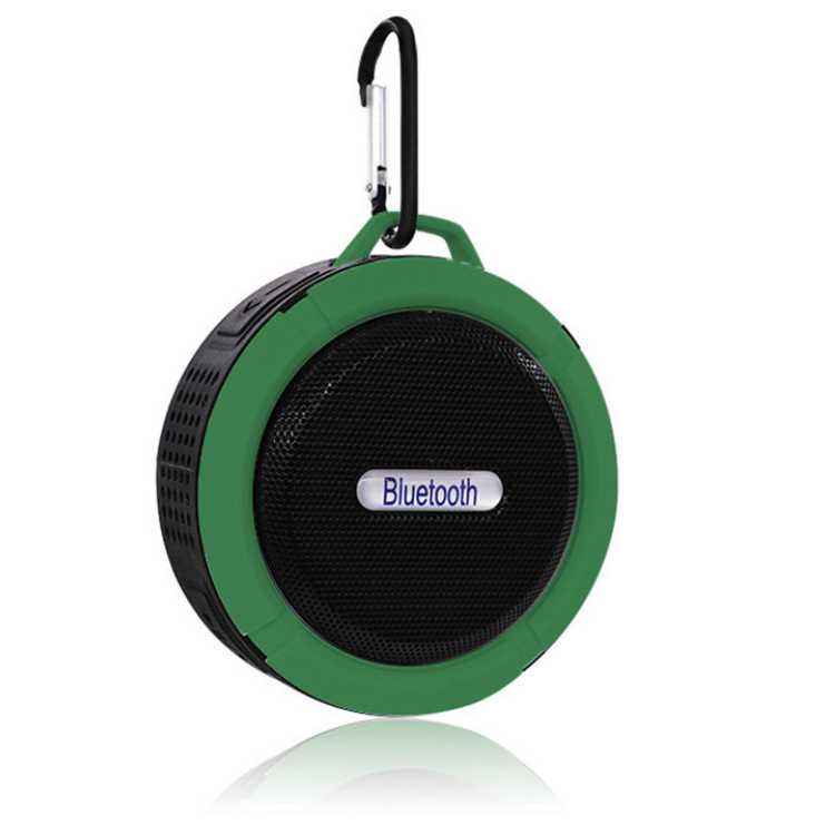 Suministro de puesto de comercio exterior tarjeta portátil inalámbrica Bluetooth audio C6 regalo baño impermeable gran ventosa Altavoz Bluetooth