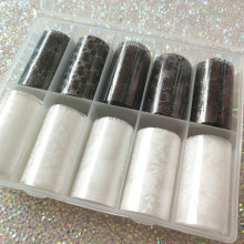 美甲饰品指甲贴纸 星空镭射贴纸 美甲玻璃纸 转印贴纸星空纸