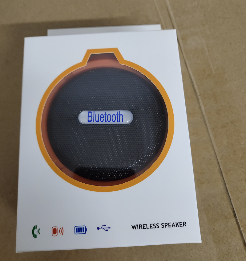 Suministro de puesto de comercio exterior tarjeta portátil inalámbrica Bluetooth audio C6 regalo baño impermeable gran ventosa Altavoz Bluetooth