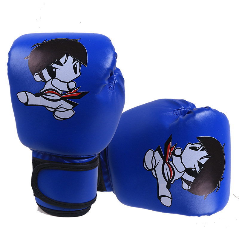 Fabricantes suministro de guantes de boxeo para niños medio dedo guantes de boxeo Sanda entrenamiento de lucha Muay Thai guantes de boxeo de lucha