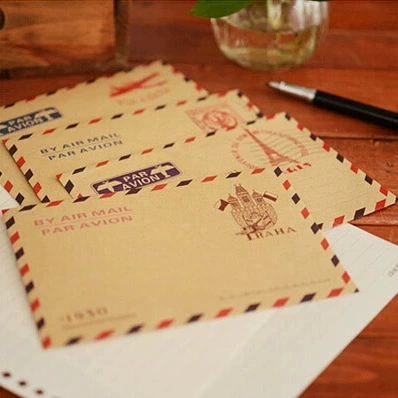 Creative stationery ретро мини кожаная бумага маленькое конверт 10 в маленькие входы маленькие входы