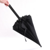 Automatic black Japanese umbrella solar-powered, wholesale