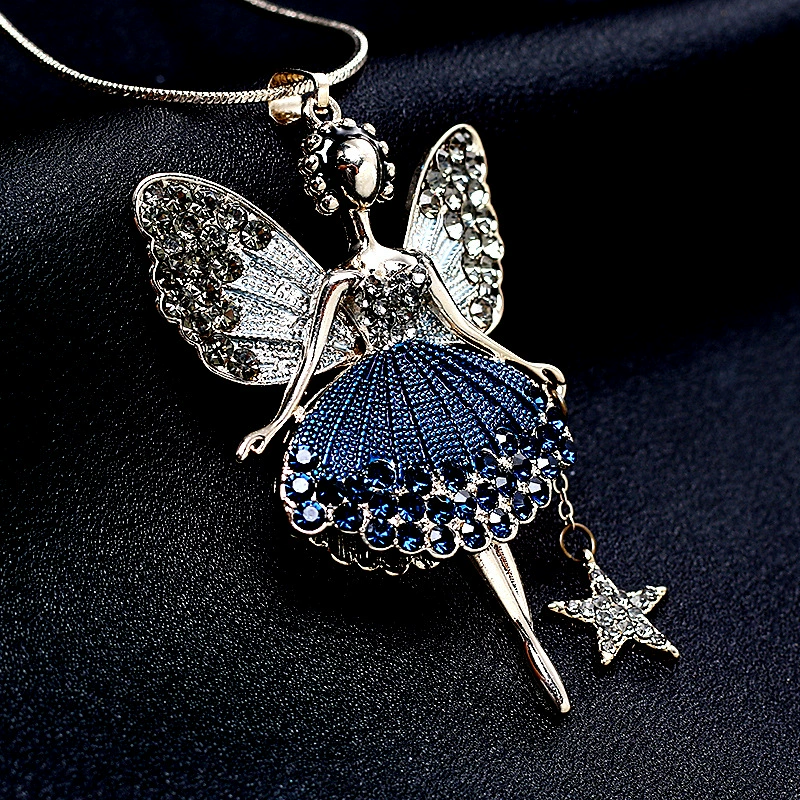 Fashionable cartoon universal pendant for princess, necklace, sweater, accessory, European style
