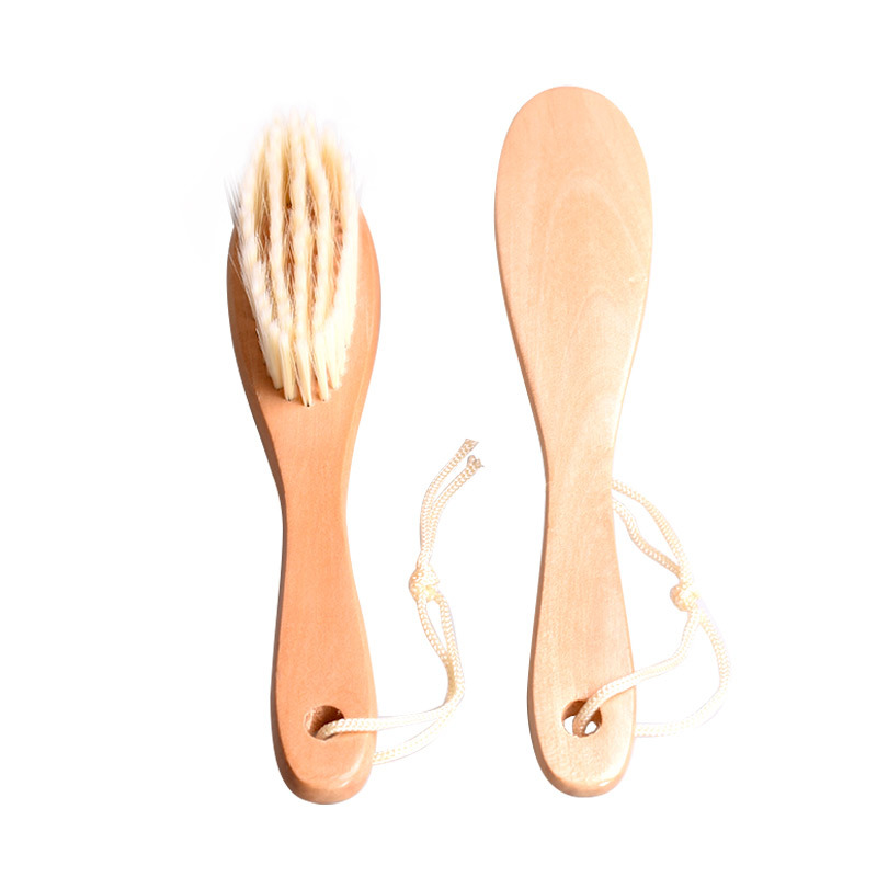 Fábrica al por mayor cepillo de zapatos mango doméstico cepillo de zapatos cepillo suave descontaminación eliminación de polvo cuidado cepillo de limpieza uso diario en el hogar